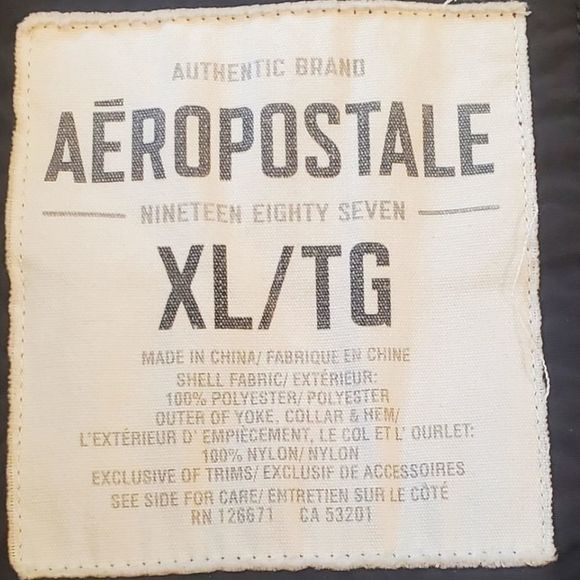 "Aeropostale" 87 / Light Jacket - Picture 9 of 10